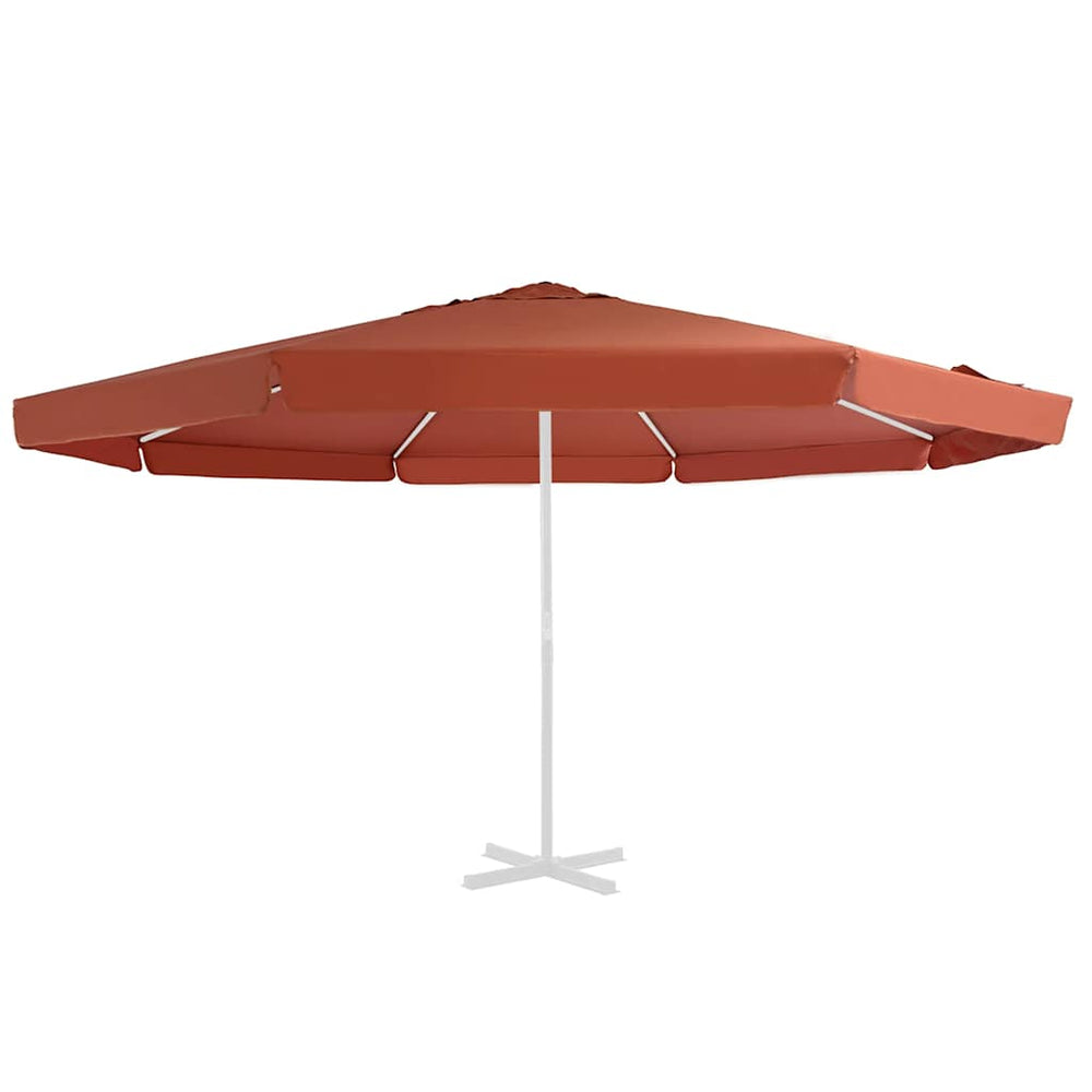 vidaXL Housse de rechange pour parasol Terracotta 500 cm