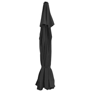 Ersatzbezug für Sonnenschirm Schwarz 515 cm
