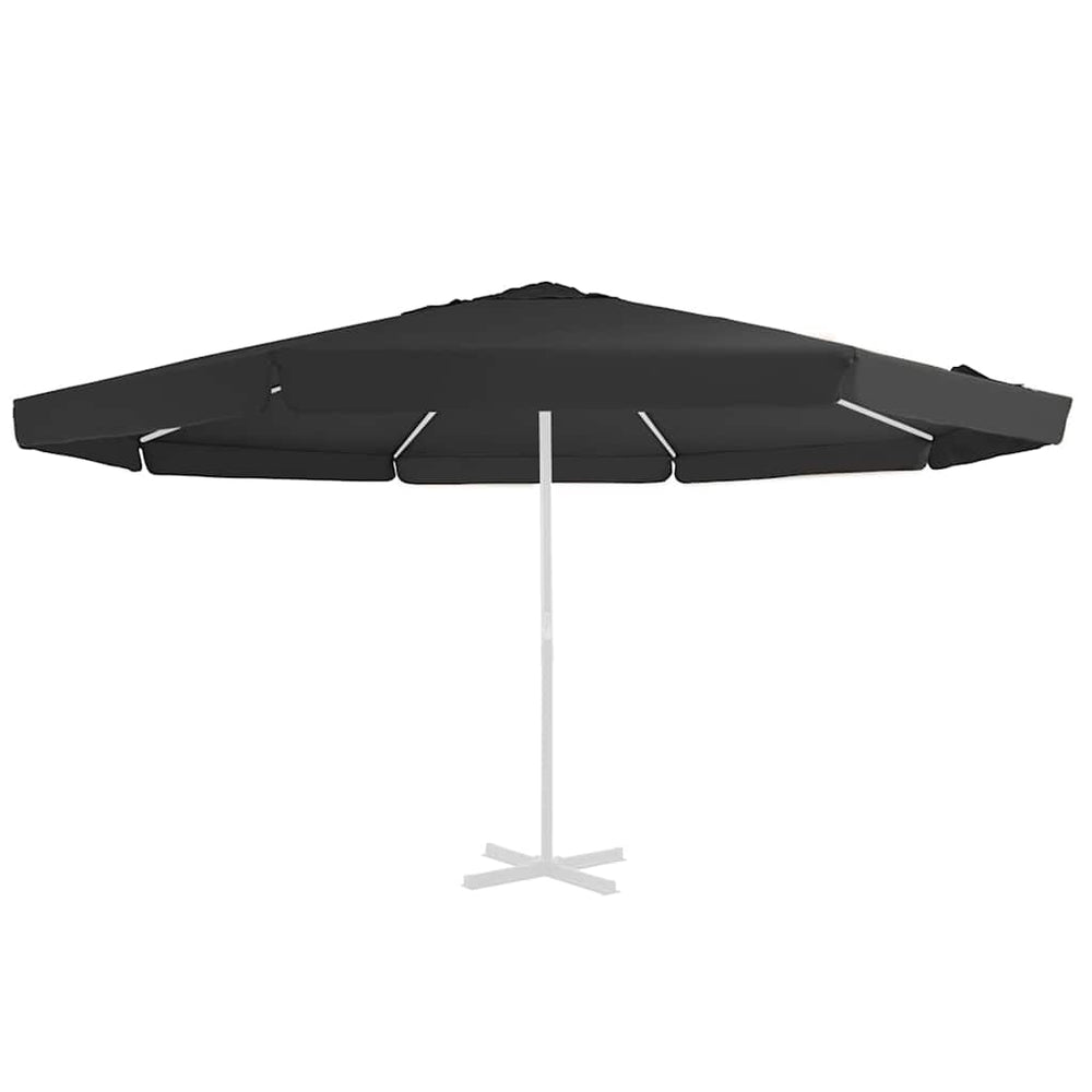 vidaXL Housse de rechange pour parasol Noir 515 cm