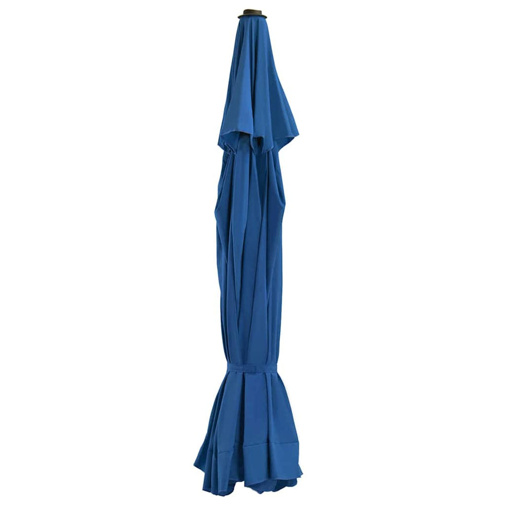 vidaXL Housse de rechange pour parasol bleu azur 515 cm
