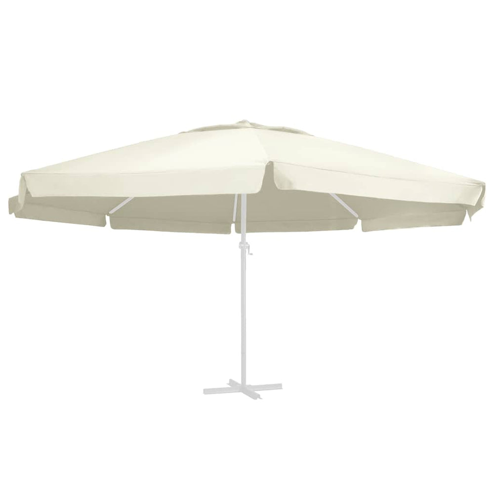 vidaXL Housse de rechange pour parasol Beige sable 610 cm