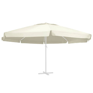 Ersatzbezug für Sonnenschirm Sandfarben 610 cm