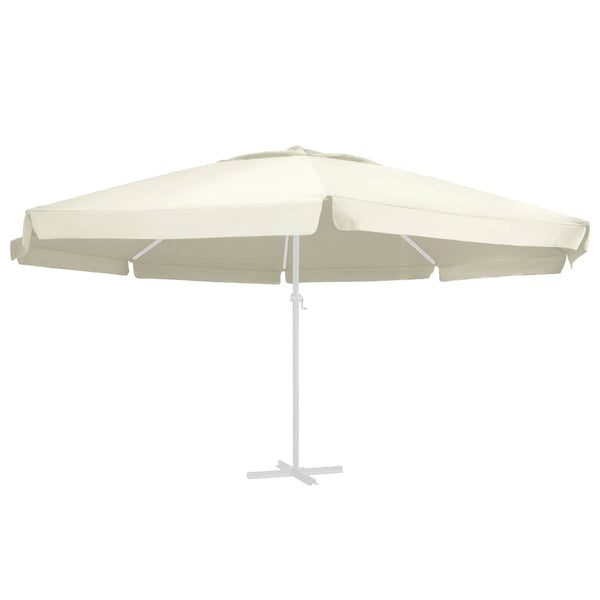 Ersatzbezug für Sonnenschirm Sandfarben 610 cm