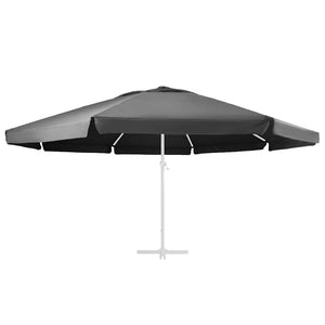 Ersatzbezug für Sonnenschirm Anthrazit 610 cm