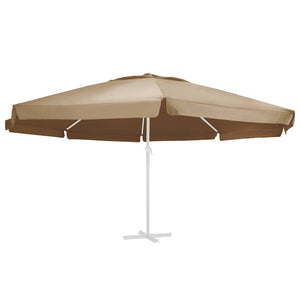 Ersatzbezug für Sonnenschirm Taupe 610 cm