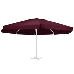 Ersatzbezug für Sonnenschirm Bordeauxrot 610 cm