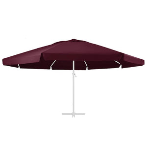 Ersatzbezug für Sonnenschirm Bordeauxrot 610 cm