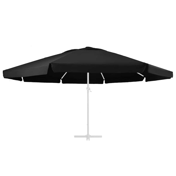 Ersatzbezug für Sonnenschirm Schwarz 610 cm