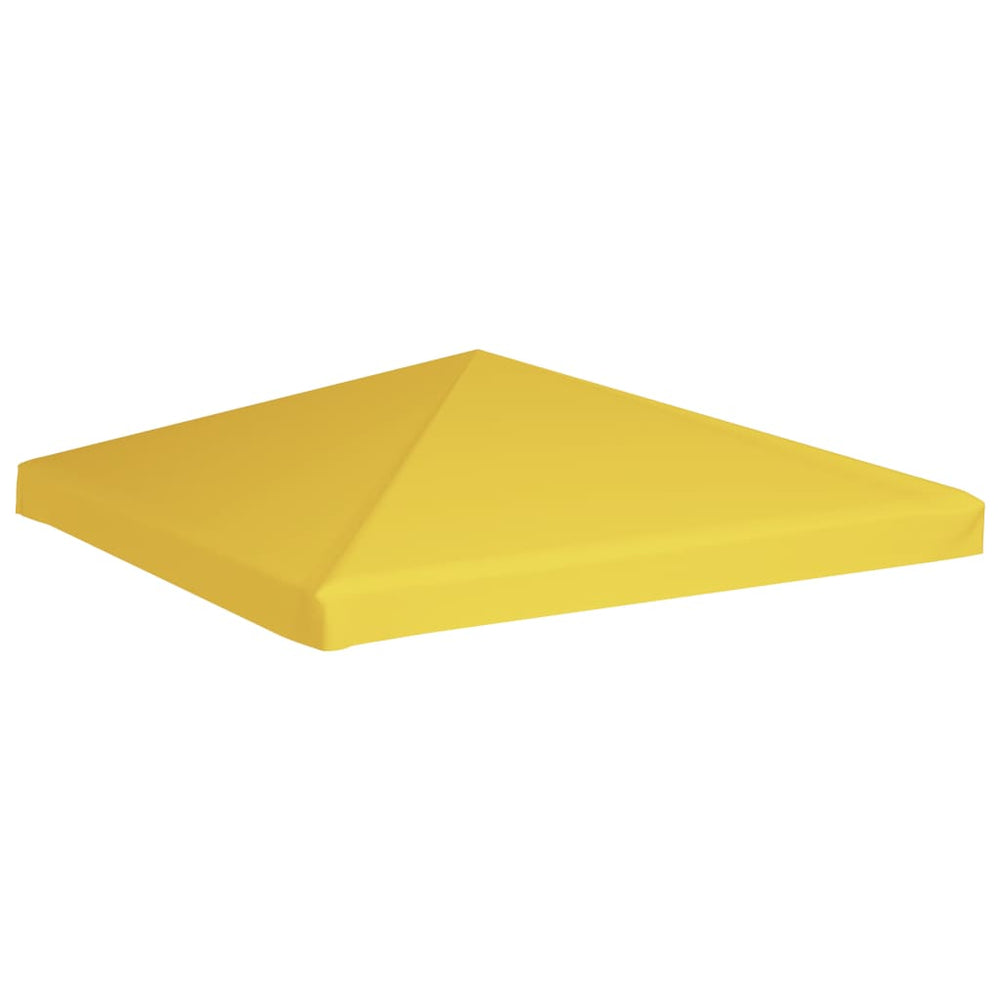 vidaXL Toit de pavillon 270 g/m² 3x3 m Jaune