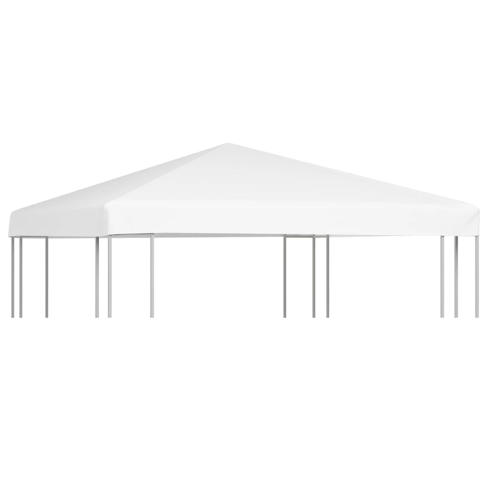 vidaXL Toit de pavillon 270 g/m² 3x3 m Blanc