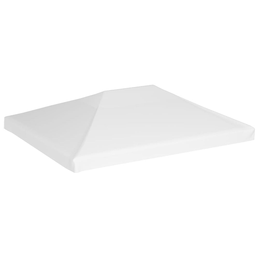 vidaXL Toit de pavillon 270 g/m² 4x3 m Blanc