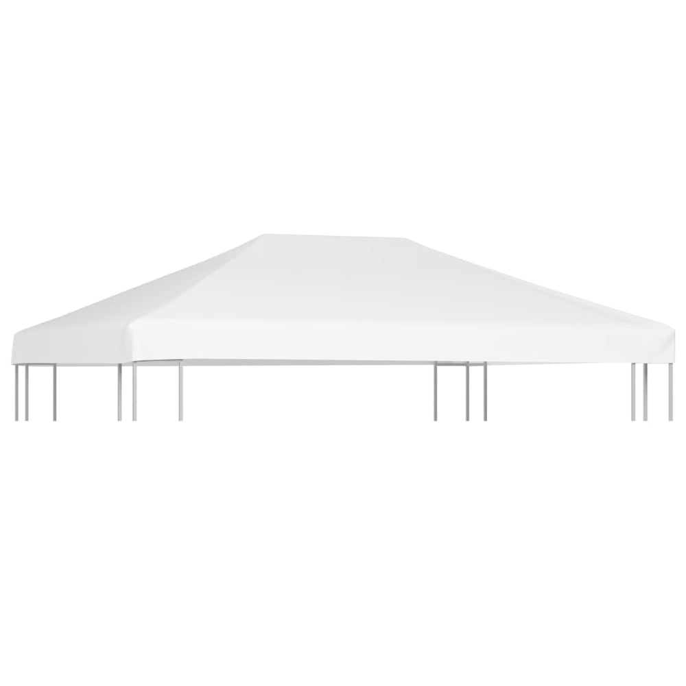 vidaXL Toit de pavillon 270 g/m² 4x3 m Blanc