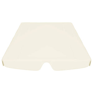 Ersatzdach für Hollywoodschaukel Creme 188/168x145/110 cm