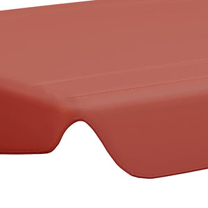 vidaXL Toit de rechange pour balancelle Terracotta 188/168x145/110 cm