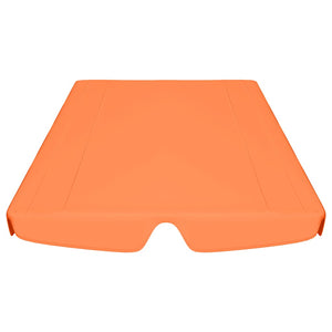 Ersatzdach für Hollywoodschaukel Orange 188/168x145/110 cm
