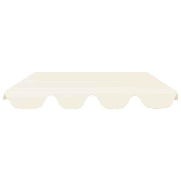 Ersatzdach für Hollywoodschaukel Creme 150/130x105/70 cm