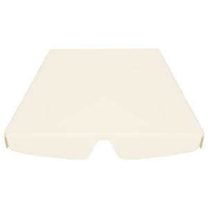Ersatzdach für Hollywoodschaukel Creme 150/130x105/70 cm