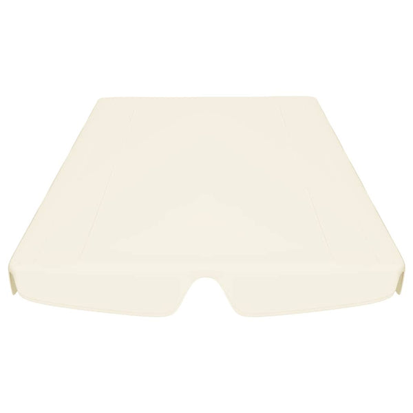 Ersatzdach für Hollywoodschaukel Creme 150/130x105/70 cm