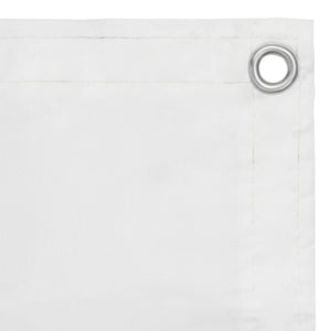 vidaXL Brise-vue de balcon blanc 75x300 cm tissu Oxford