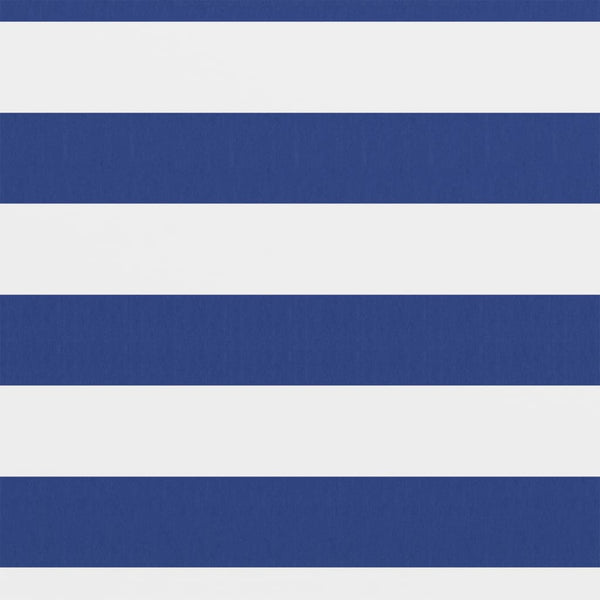 Balkon-Sichtschutz Weiß und Blau 75x300 cm Oxford-Gewebe