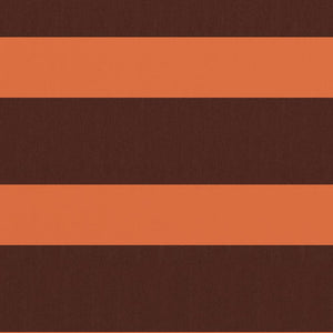Balkon-Sichtschutz Orange und Braun 75x300 cm Oxford-Gewebe