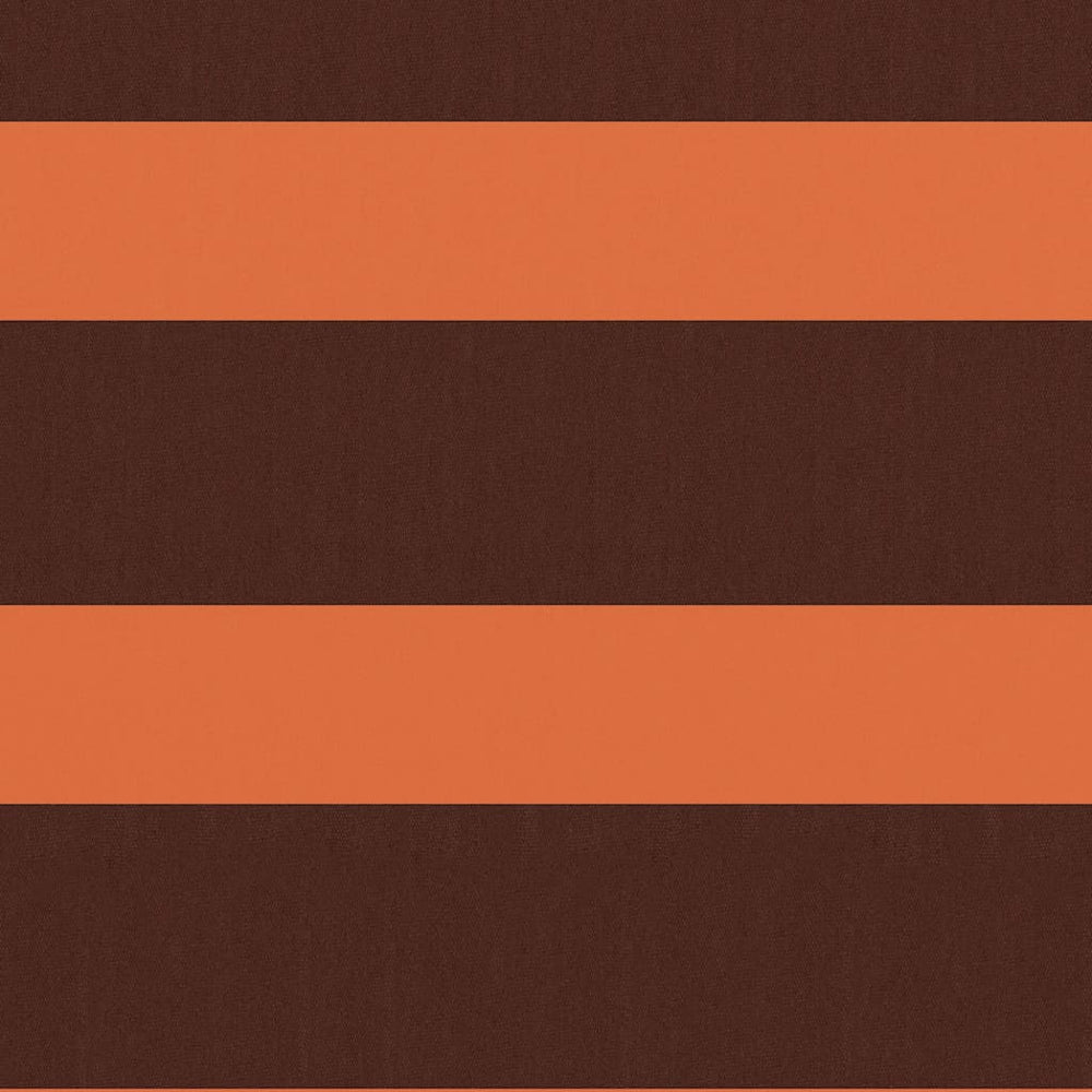 Balkon-Sichtschutz Orange und Braun 75x400 cm Oxford-Gewebe
