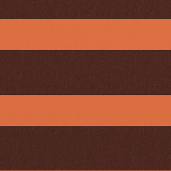 Balkon-Sichtschutz Orange und Braun 75x500 cm Oxford-Gewebe