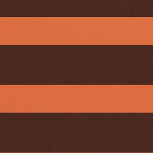 Balkon-Sichtschutz Orange und Braun 120x400 cm Oxford-Gewebe