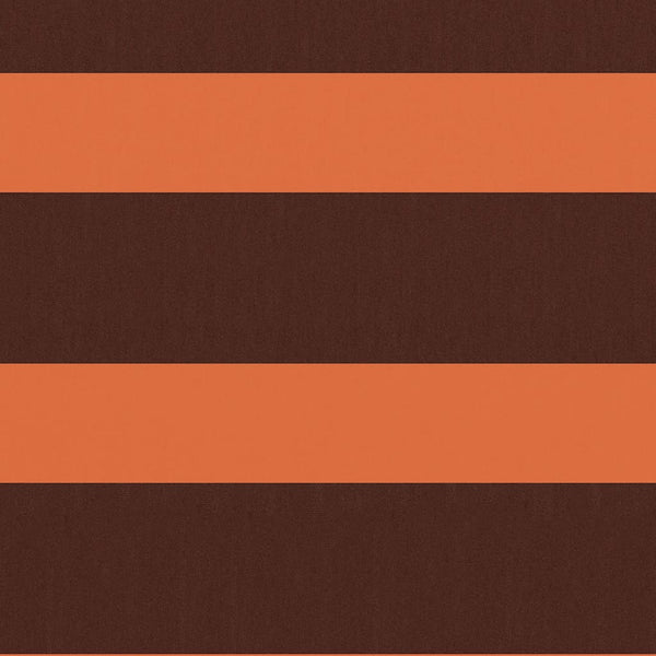 Balkon-Sichtschutz Orange und Braun 120x600 cm Oxford-Gewebe