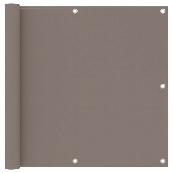 Balkon-Sichtschutz Taupe 90x300 cm Oxford-Gewebe