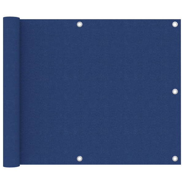 Balkon-Sichtschutz Blau 75x300 cm Oxford-Gewebe