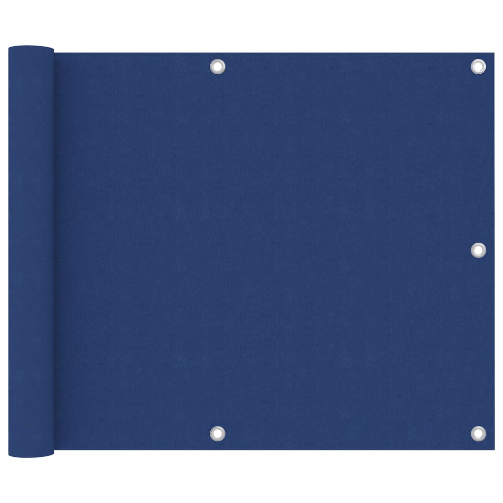 Balkon-Sichtschutz Blau 75x500 cm Oxford-Gewebe
