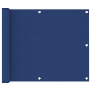 Balkon-Sichtschutz Blau 75x600 cm Oxford-Gewebe