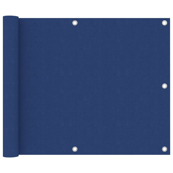 Balkon-Sichtschutz Blau 75x600 cm Oxford-Gewebe