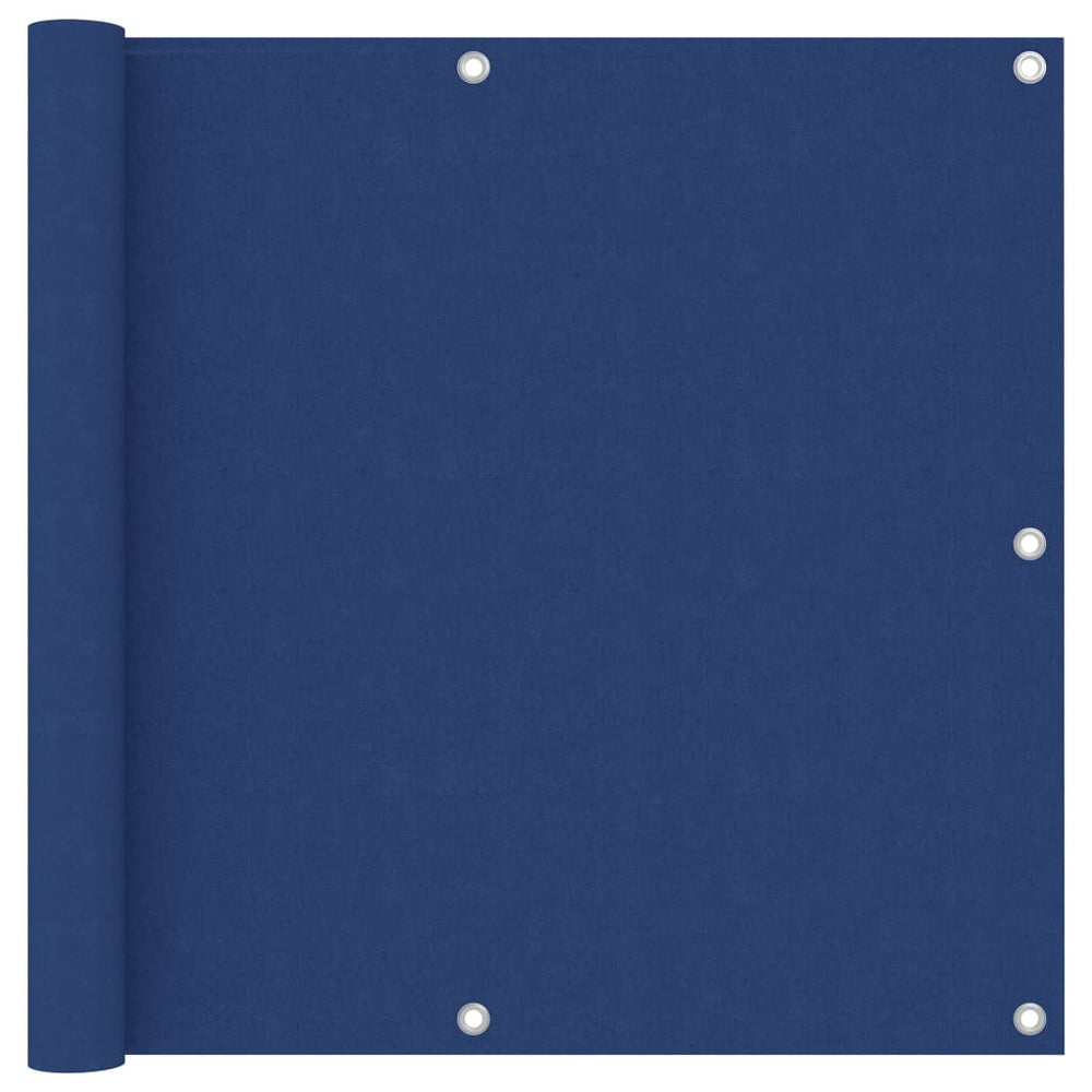 vidaXL Balcony Privacy Screen Blue 90x300 cm Oxford Fabric
