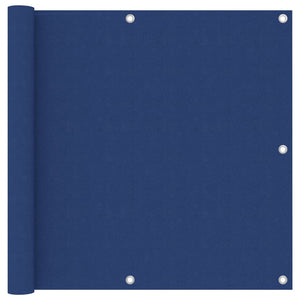 Balkon-Sichtschutz Blau 90x400 cm Oxford-Gewebe