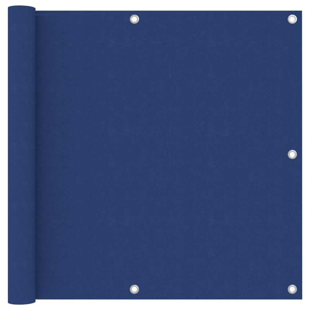 vidaXL Balcony Privacy Screen Blue 90x500 cm Oxford Fabric