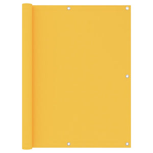 vidaXL Brise-vue de balcon jaune 120x400 cm tissu Oxford