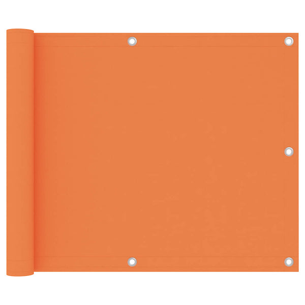 Balkon-Sichtschutz Orange 75x300 cm Oxford-Gewebe