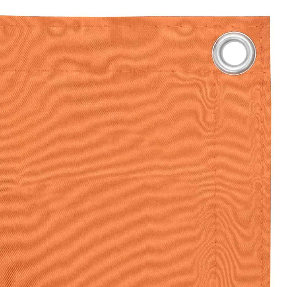 vidaXL Balcony Privacy Screen Orange 75x300 cm Oxford Fabric