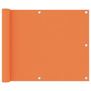 Balkon-Sichtschutz Orange 75x500 cm Oxford-Gewebe