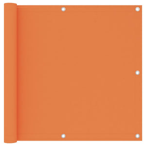 Balkon-Sichtschutz Orange 90x400 cm Oxford-Gewebe