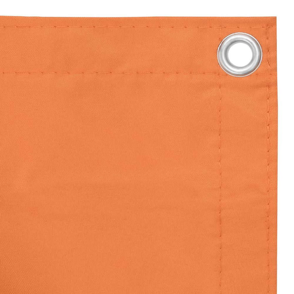 vidaXL Balcony Privacy Screen Orange 120x400 cm Oxford Fabric