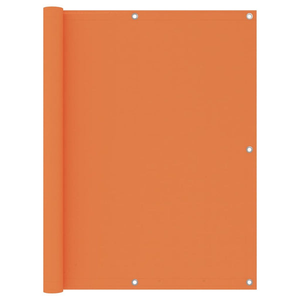 Balkon-Sichtschutz Orange 120x500 cm Oxford-Gewebe