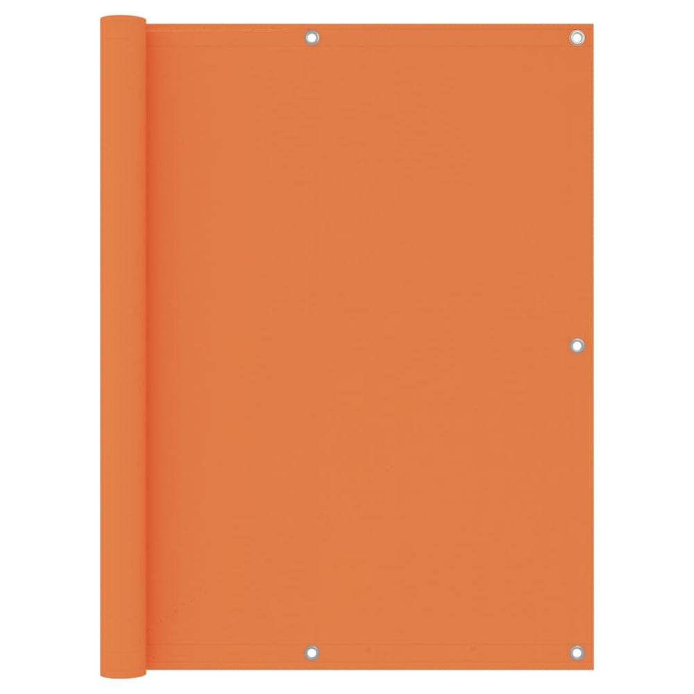 vidaXL Balcony Privacy Screen Orange 120x600 cm Oxford Fabric