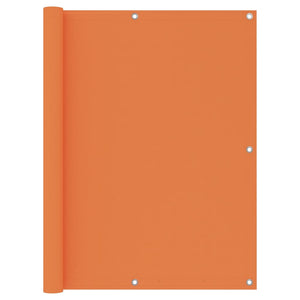 Balkon-Sichtschutz Orange 120x600 cm Oxford-Gewebe