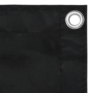 vidaXL Brise-vue de balcon noir 120x500 cm en tissu Oxford