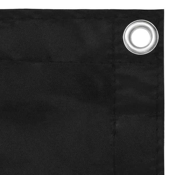 vidaXL Brise-vue de balcon noir 120x500 cm en tissu Oxford