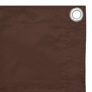 vidaXL Brise-vue de balcon marron 90x300 cm en tissu Oxford