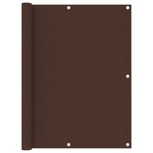 vidaXL Brise-vue de balcon marron 120x300 cm en tissu Oxford